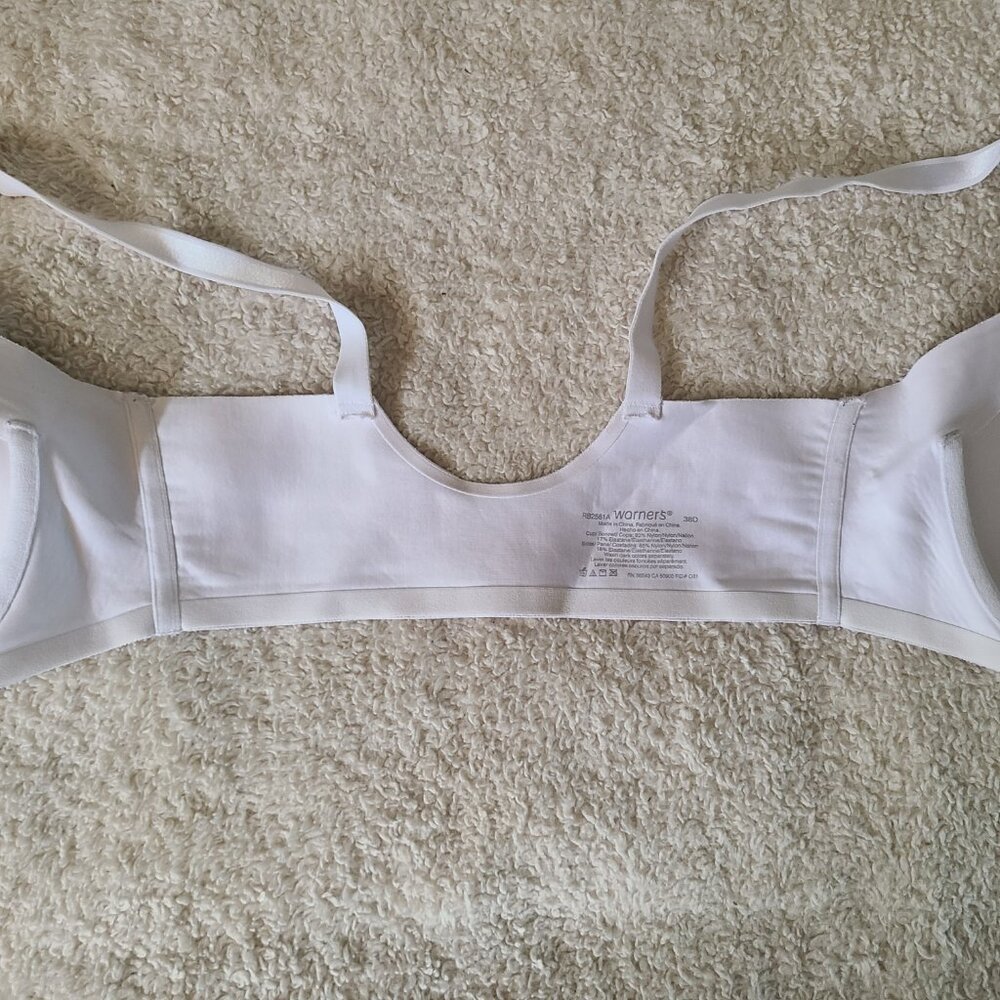 Warner's White Underwire Bra - Picture 5 of 6